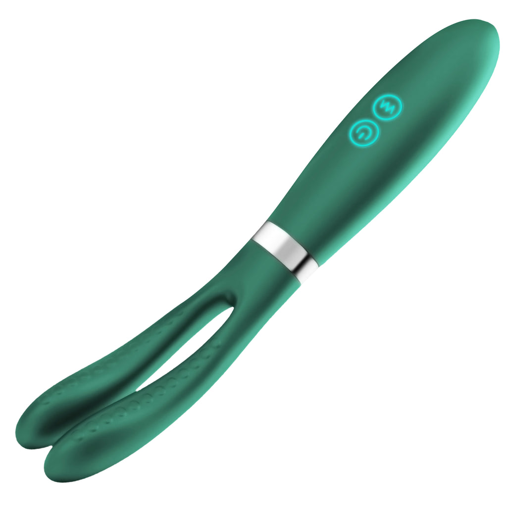 Female Electric Vibrating Massage Wand Stimulates Breasts G-Spot and Clitoris 9 Vibration Modes USB Charging Adult Toy