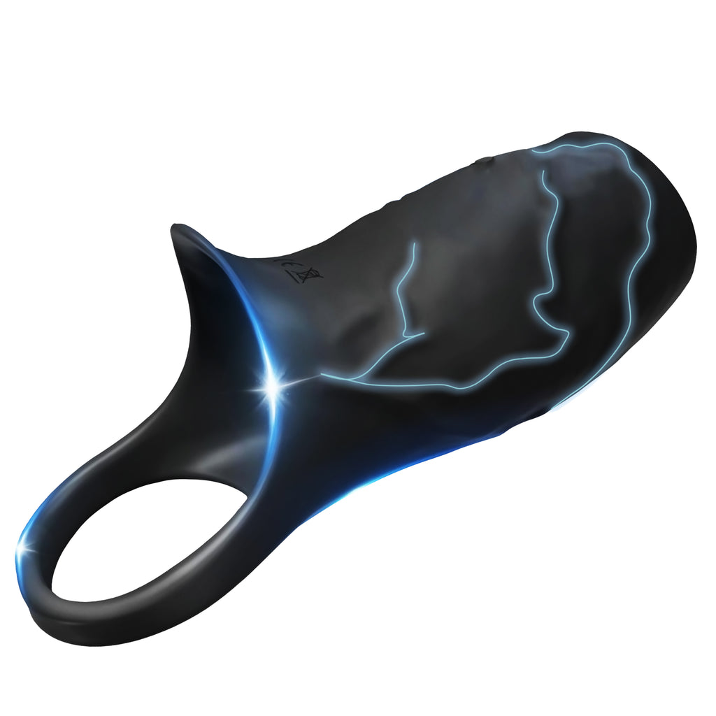 Hot-selling Vibrating Penis Ring Clitoral Stimulator 10-speed G-spot Massage Set Soft and Comfortable Couples' Adult Sex Toy