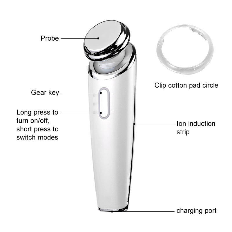 ION Import Instrument High Frequency Vibration Massage with Heating Function Lifting Face and Rejuvenation