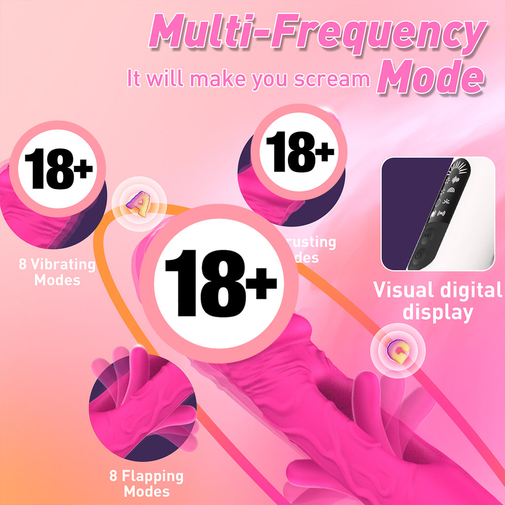 Female Automatic Masturbator 5 Types of Lmpact 8 Types of Vibration and Tapping Modes Stimulate the G-spot Adult Products