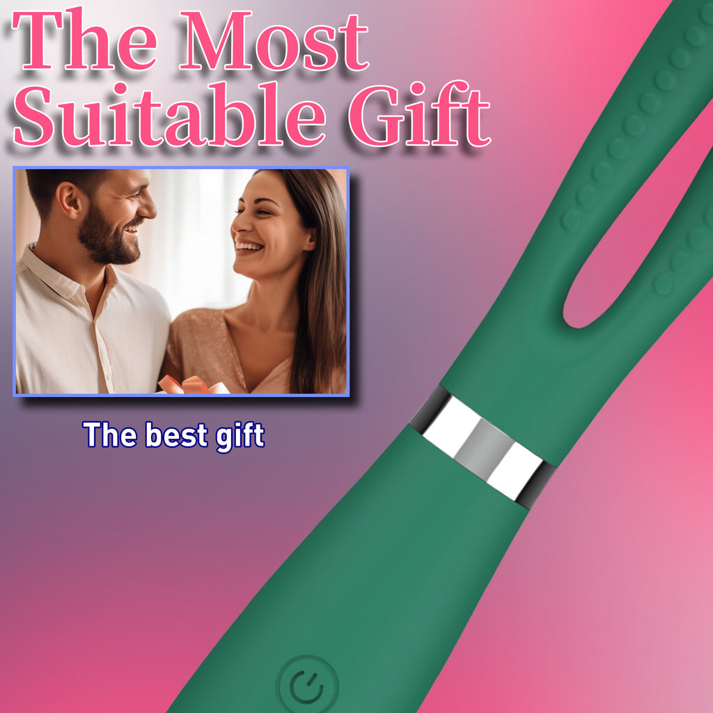 Female Electric Vibrating Massage Wand Stimulates Breasts G-Spot and Clitoris 9 Vibration Modes USB Charging Adult Toy