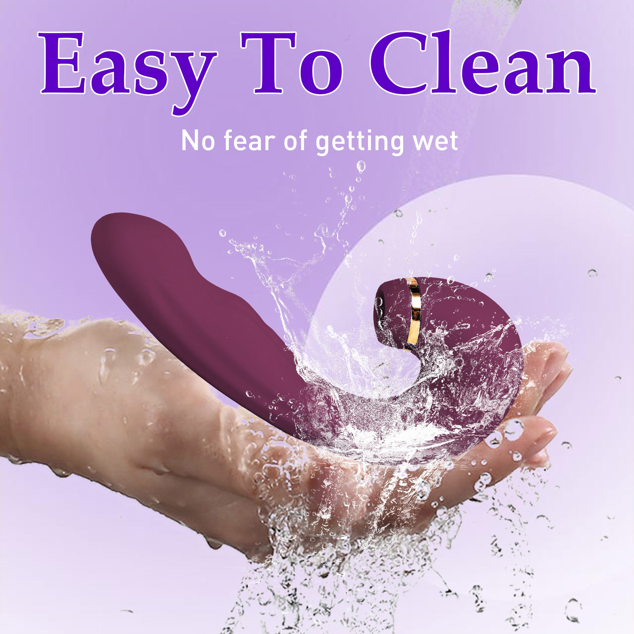 Adult Dildo G-spot Vibrator with 5 Tapping Suction Modes Multi-frequency USB Rechargeable Female Masturbation Sex Toy