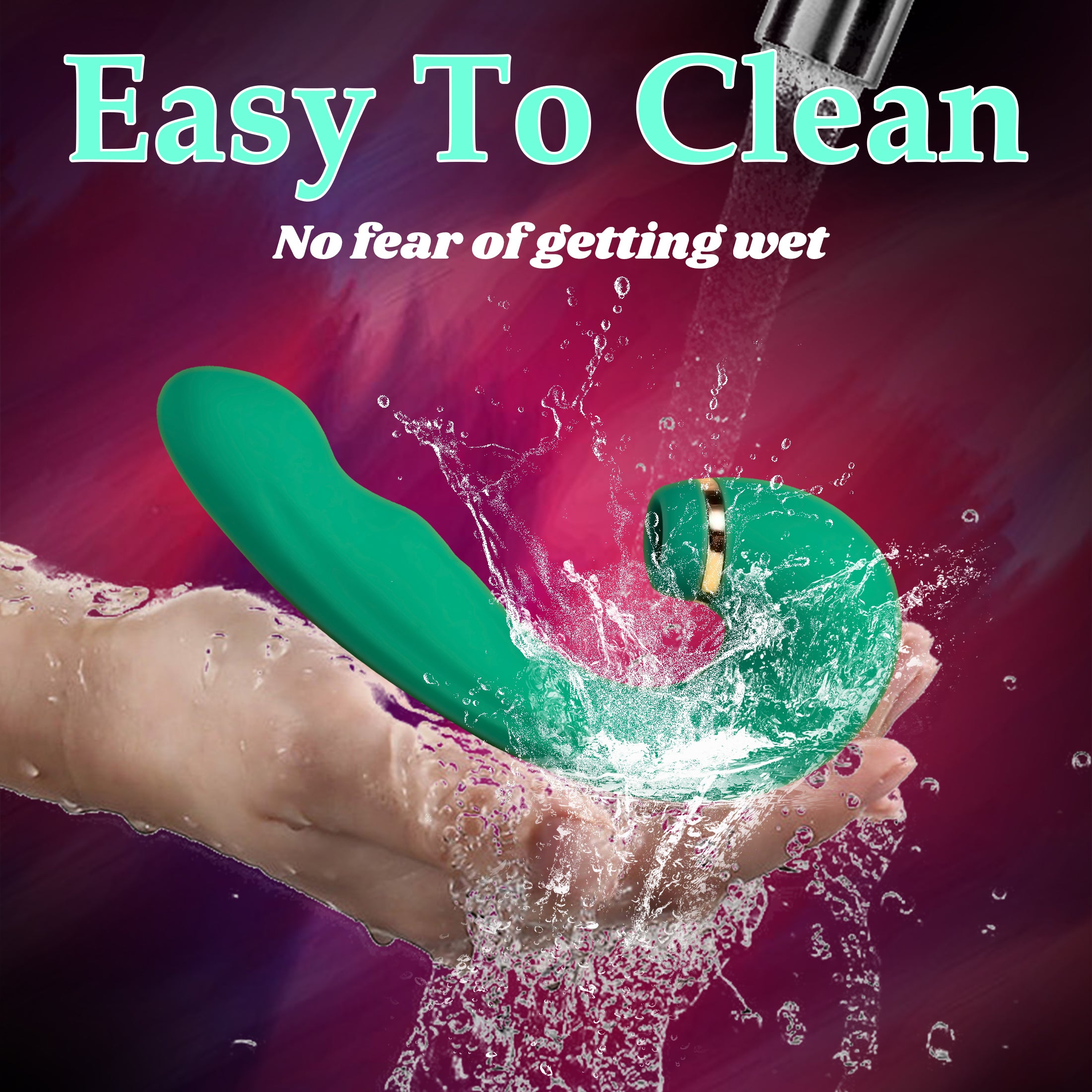 3-in-1 Female Vibrator with 10 Vibration Modes and 5 Tapping Suction Modes for G-Spot Stimulation USB Charging Female Sex Toy