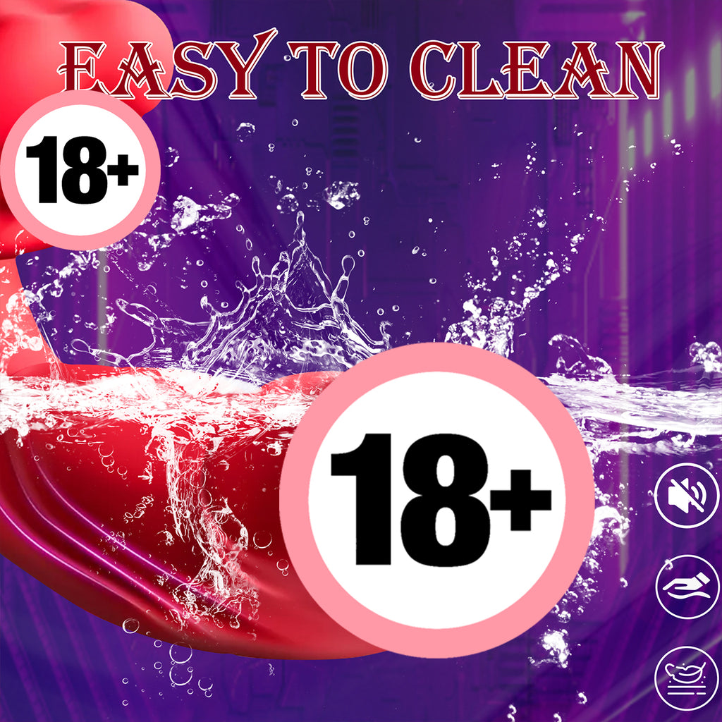 Female Massage Specialized Wand G-Spot Clitoral Anal Stimulation 14 Vibration Modes 7 Licking Modes UsB Charging Adult Sex Toy