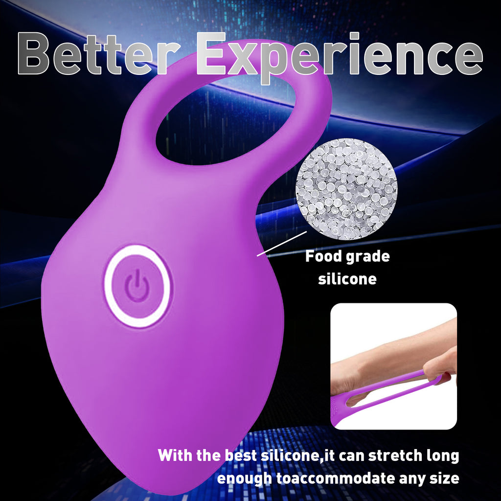 Male Wearable Penis Ring Vibrator G-Spot Stimulation Massager 10 Vibration Modes USB Rechargeable Couples Sex Toy Adult Product