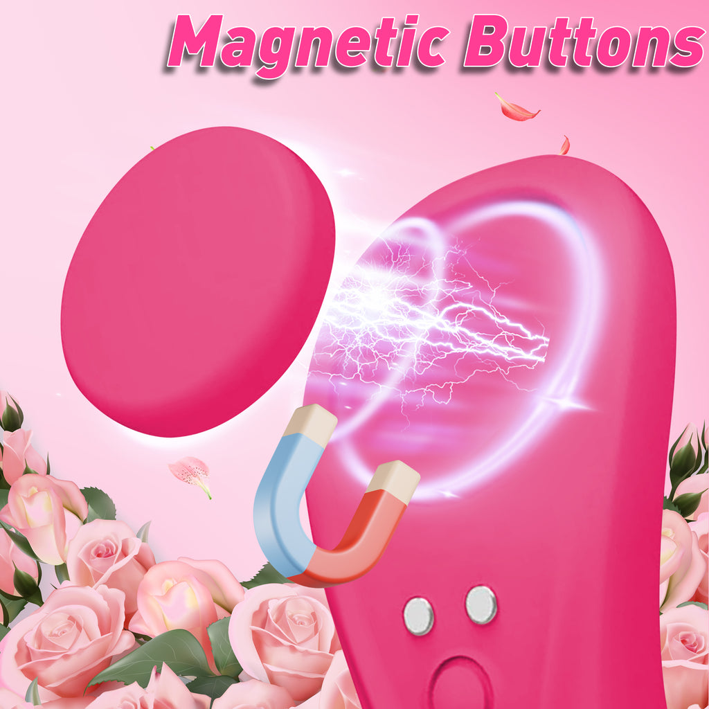 Mini Suction Nipple and Clitoral Stimulator 10 Vibration Modes USB Charging Quiet and Soft Remote Control Function Adult Sex Toy