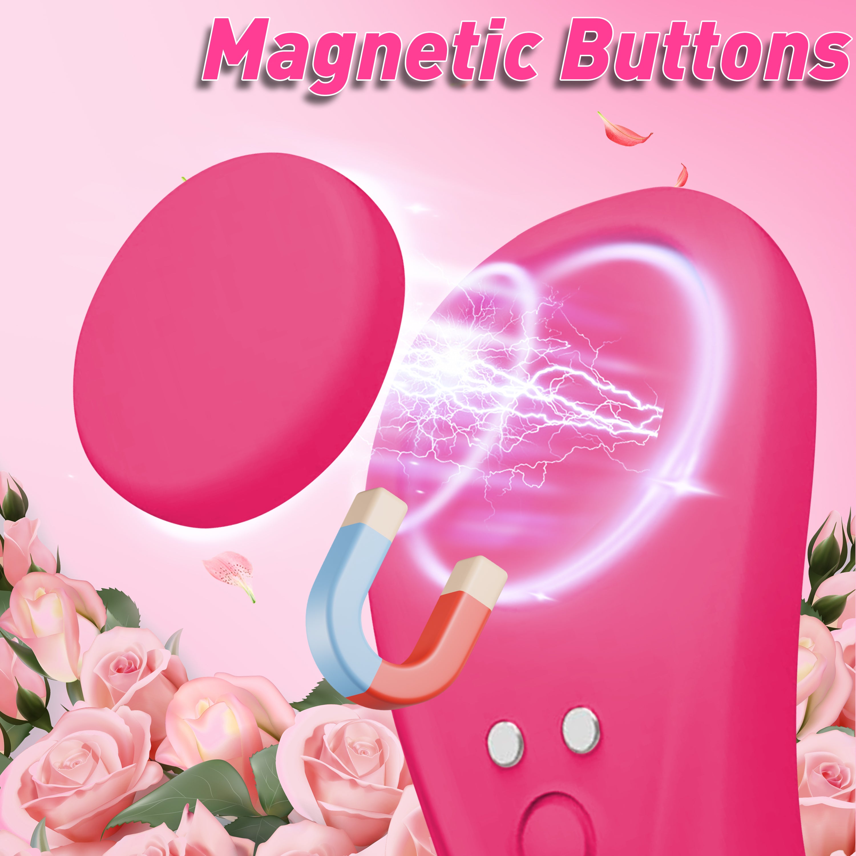 Mini Suction Nipple and Clitoral Stimulator 10 Vibration Modes USB Charging Quiet and Soft Remote Control Function Adult Sex Toy
