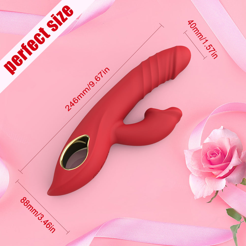 Tongue Licking Vibrator G-spot Clitoral Stimulator Rabbit Vibrator Adult Sex Toys Av Wand Vibrator Dildo Sex Toys for Women