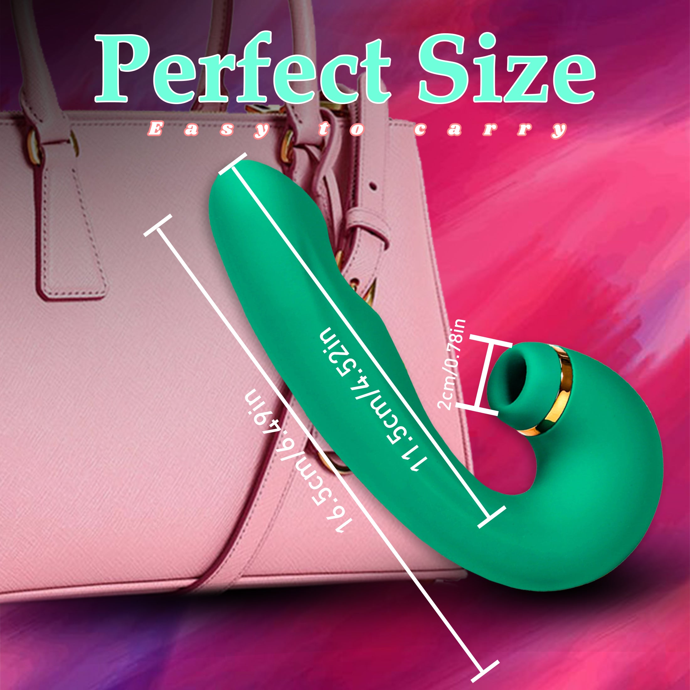 3-in-1 Female Vibrator with 10 Vibration Modes and 5 Tapping Suction Modes for G-Spot Stimulation USB Charging Female Sex Toy