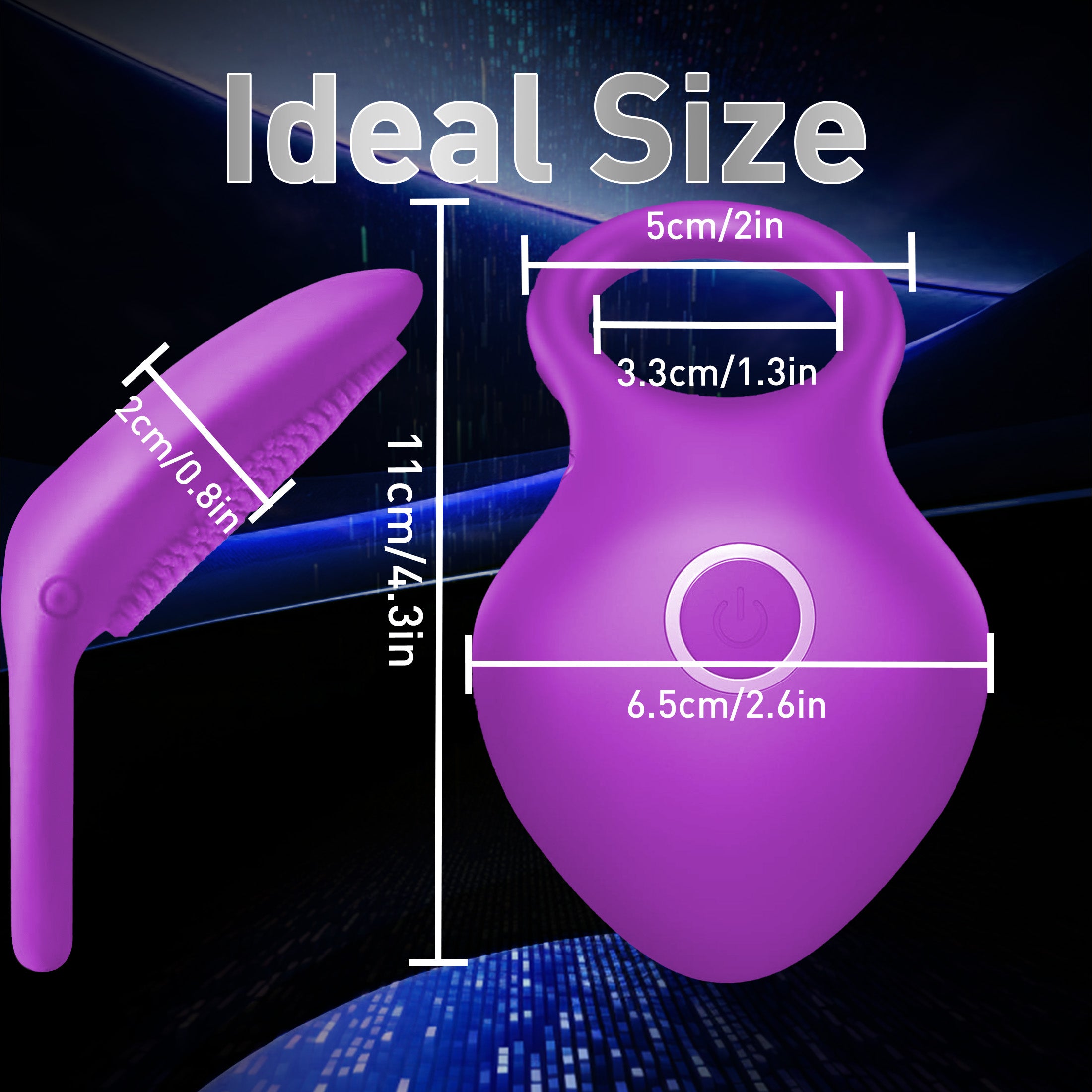 Male Wearable Penis Ring Vibrator G-Spot Stimulation Massager 10 Vibration Modes USB Rechargeable Couples Sex Toy Adult Product